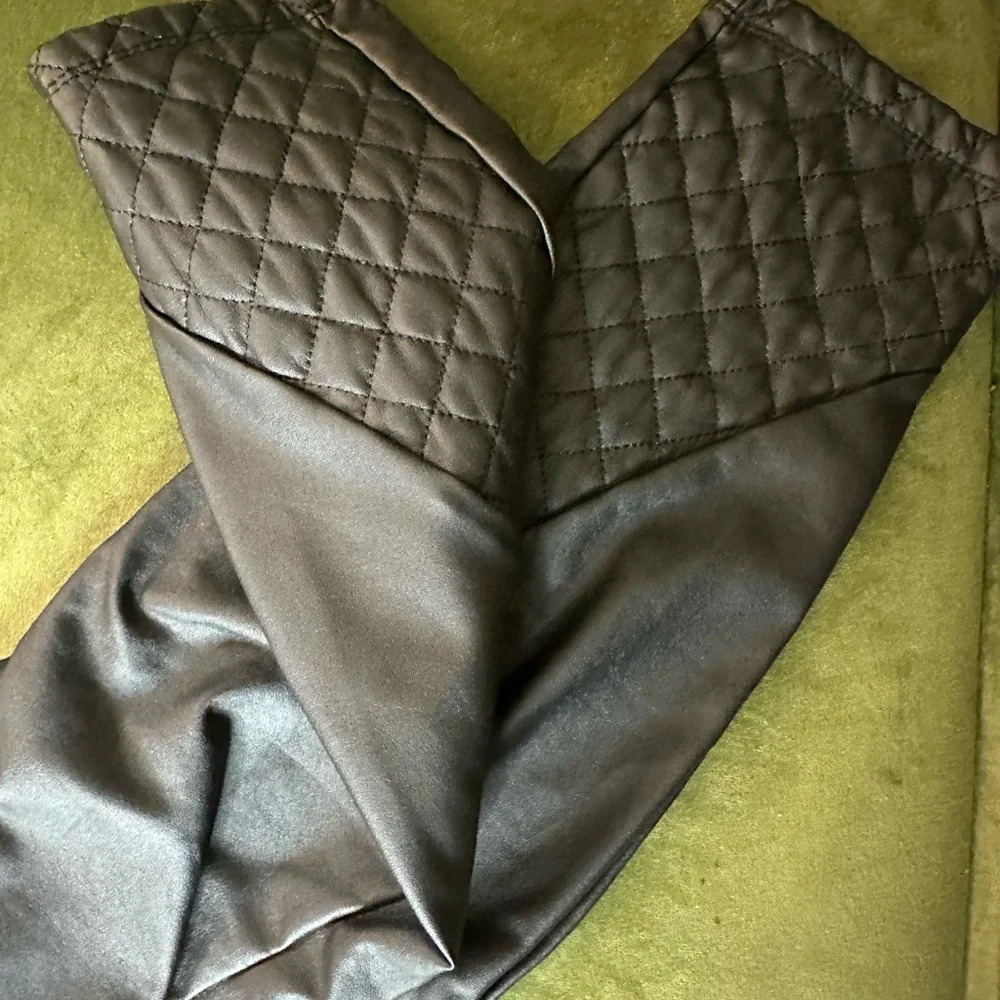 Torrid Velvet and Leather pants